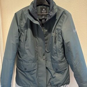 Wantdo‎ Waterproof Winter Jacket Mens M Ski Outdoor Gear Coat Full Zip Dk Green